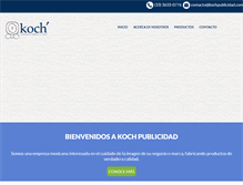 Tablet Screenshot of kochpublicidad.com